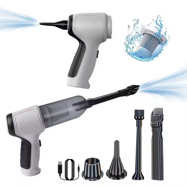 Aspirator puternic si suflanta aer cu acumulator Usb 120w jb107