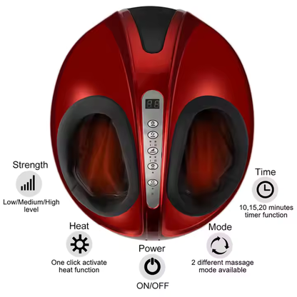 Aparat de masaj pentru picioare Shiatsu 40W 