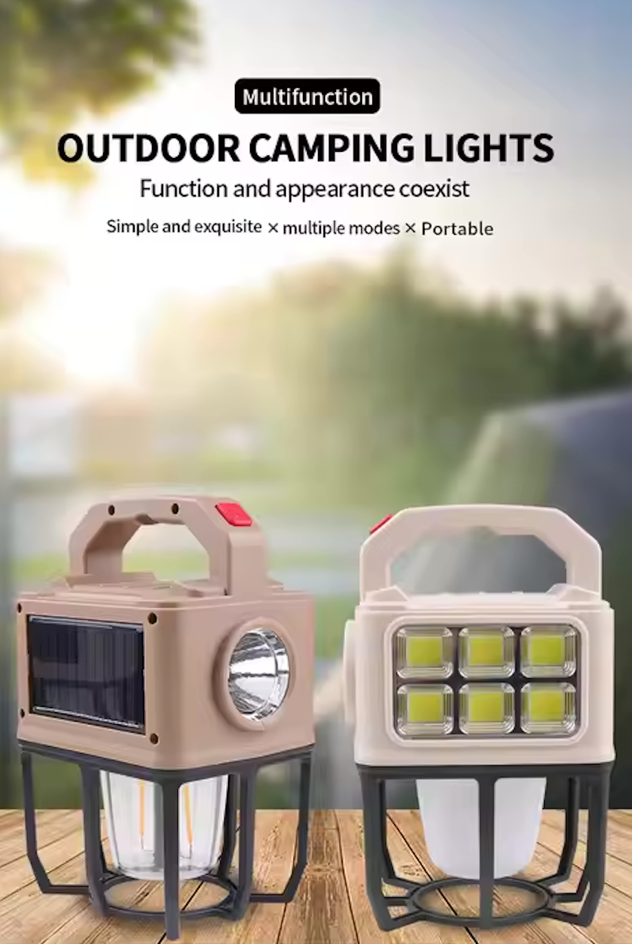 Lampa exterior cu incarcare solara