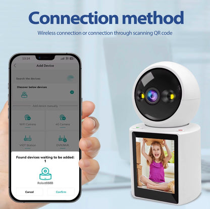Baby Monitor Intelligent Family, Display LCD Full HD 360°